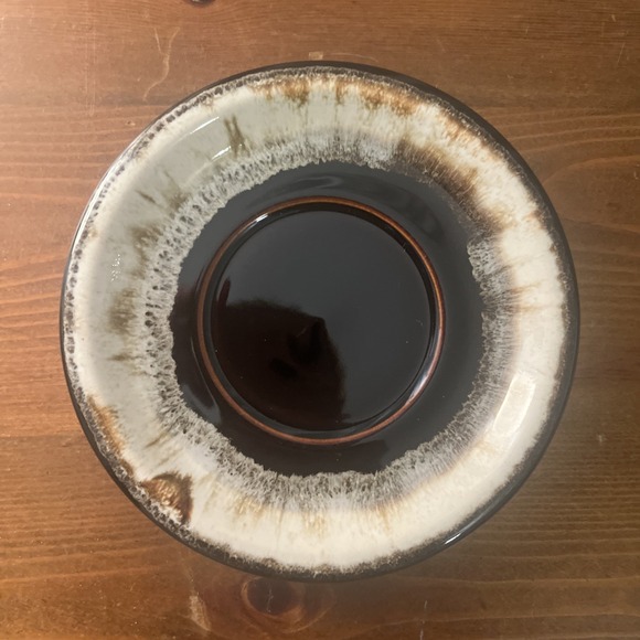 3 Pfaltzgraff Gourmet Brown Drip Glaze Stoneware Saucer Plates 6‎ Inches - Picture 6 of 7